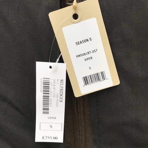 YEEZY Unisex Season 5 Classic Wool Bomber Jacket - Picture 5 of 10